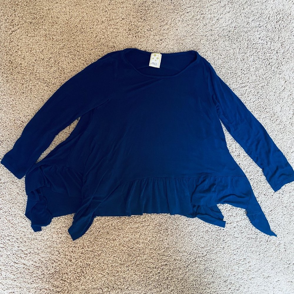 3/4 Sleeve Girls Top Kiddo